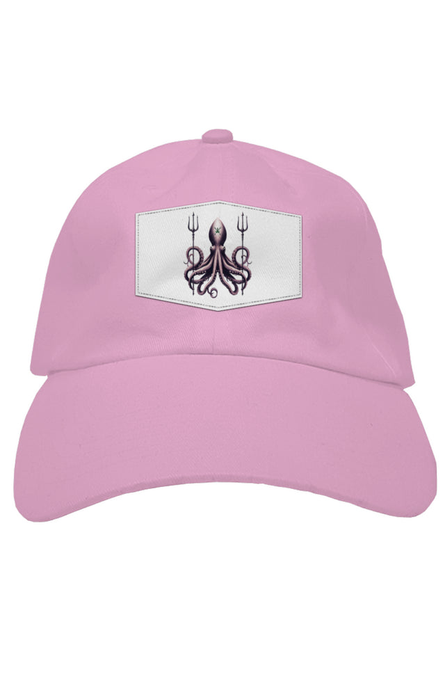 Women Pink Cap - Octopus Soft Baseball - 100% Brushed Cotton Twill