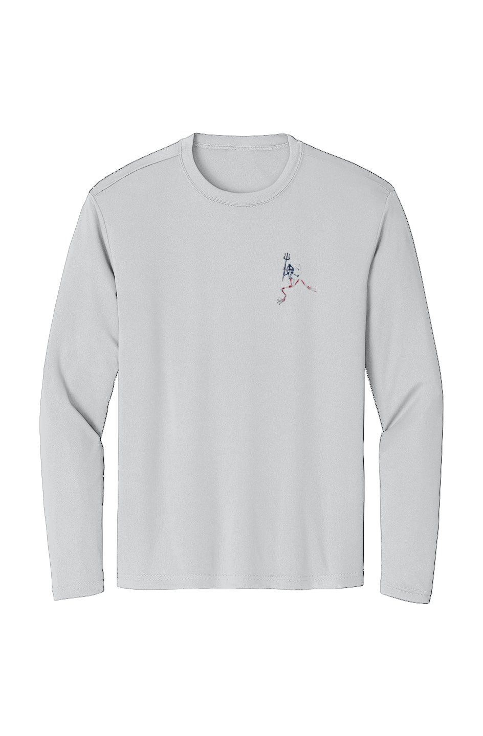 Patriotic Bone Frog Sport-Tek Long Sleeve Tee