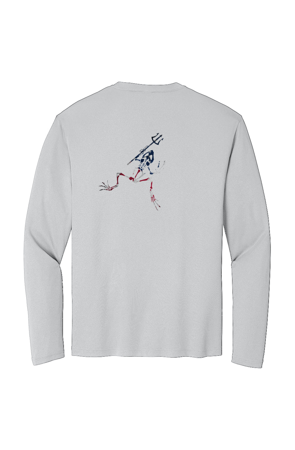 Patriotic Bone Frog Sport-Tek Long Sleeve Tee