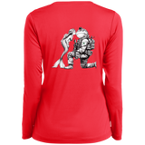 Remember Frogs Deployed Women’ Long Sleeve Performance V-Neck Tee