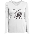 Remember Frogs Deployed Women’ Long Sleeve Performance V-Neck Tee