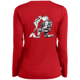 Remember Frogs Deployed Women’ Long Sleeve Performance V-Neck Tee