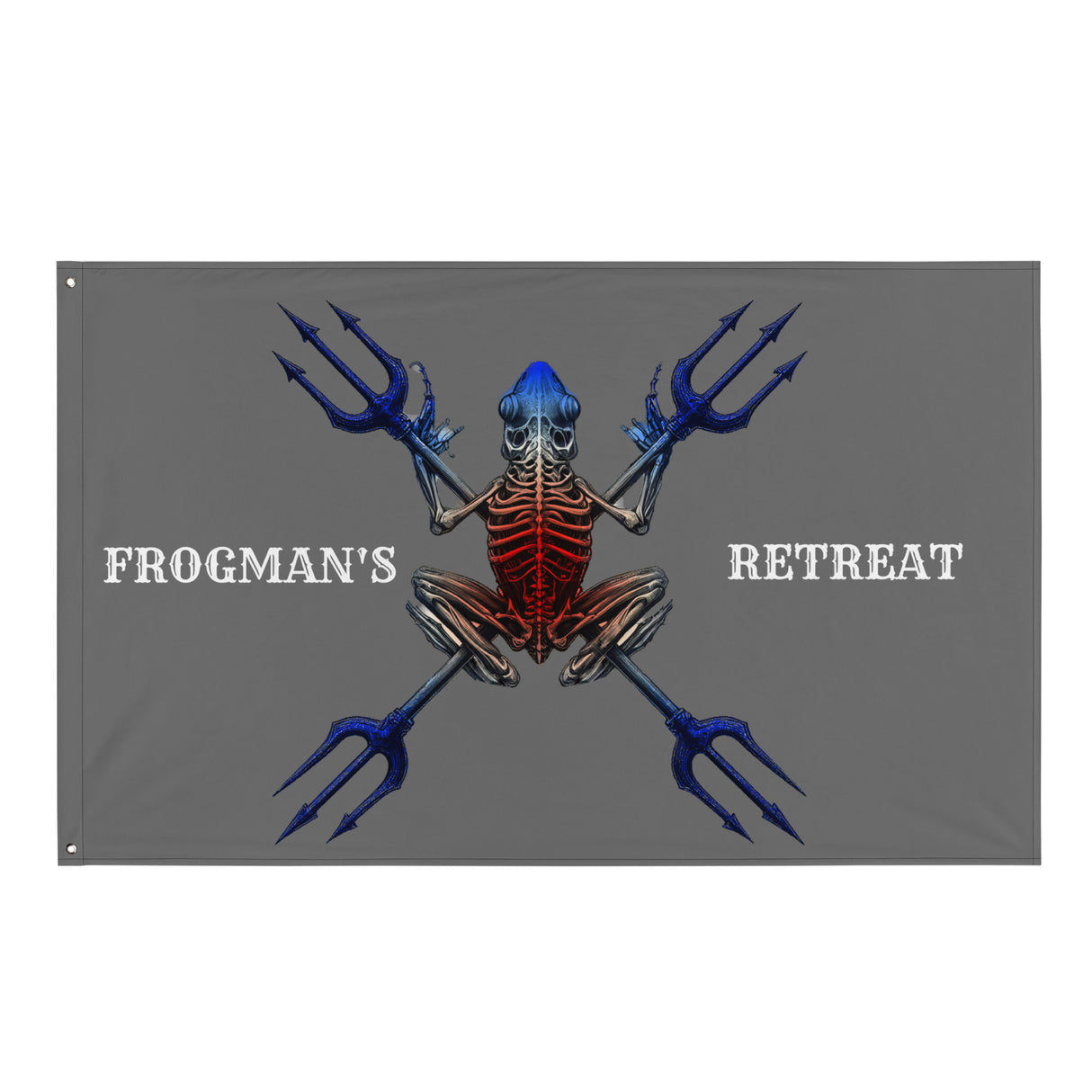 Frogman's Retreat Original Brand Flag - Gear (Single Sided)