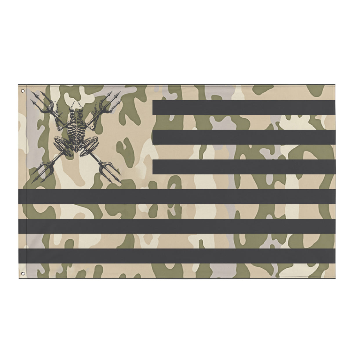 Multi cam Frogman's Retreat Flag