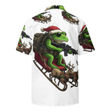 X-Mas Frogs button shirt