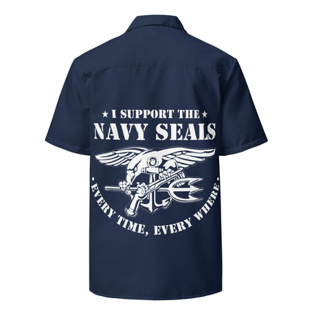 Patriotic Supporter Unisex button shirt