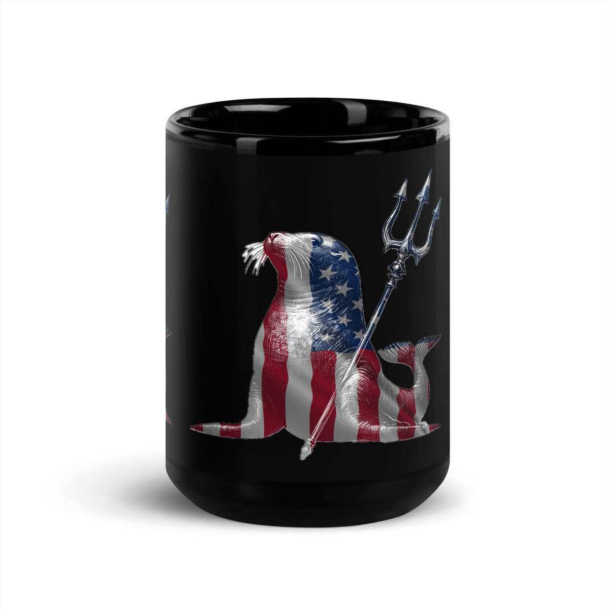 Patriot SEAL Black Glossy Mug