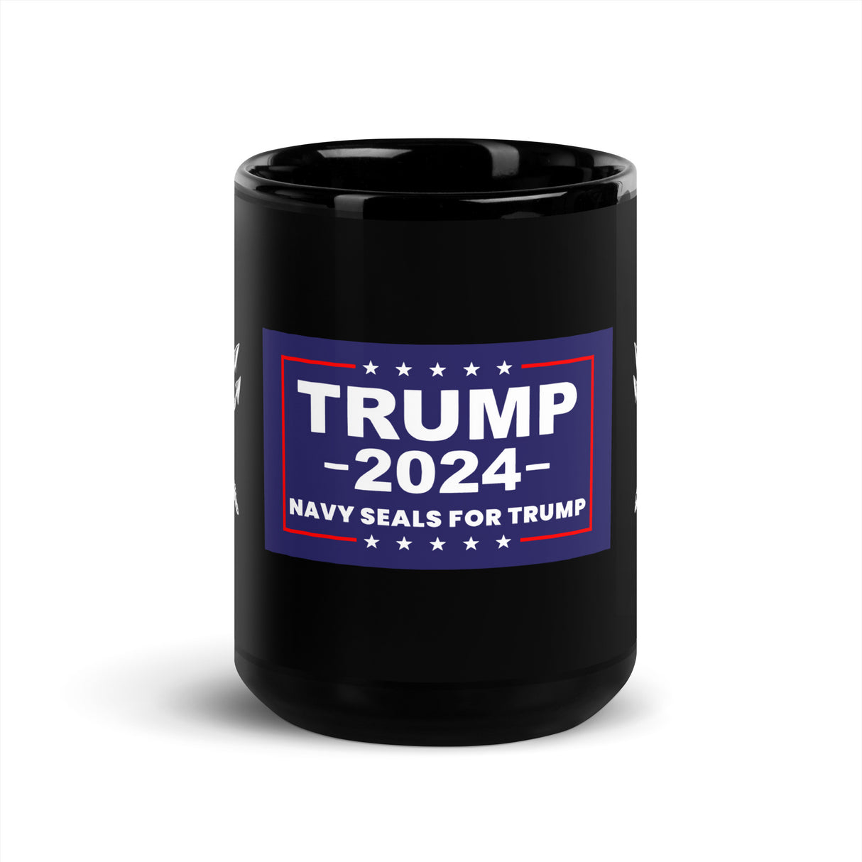 Navy SEALs for TRUMP Black Glossy Mug