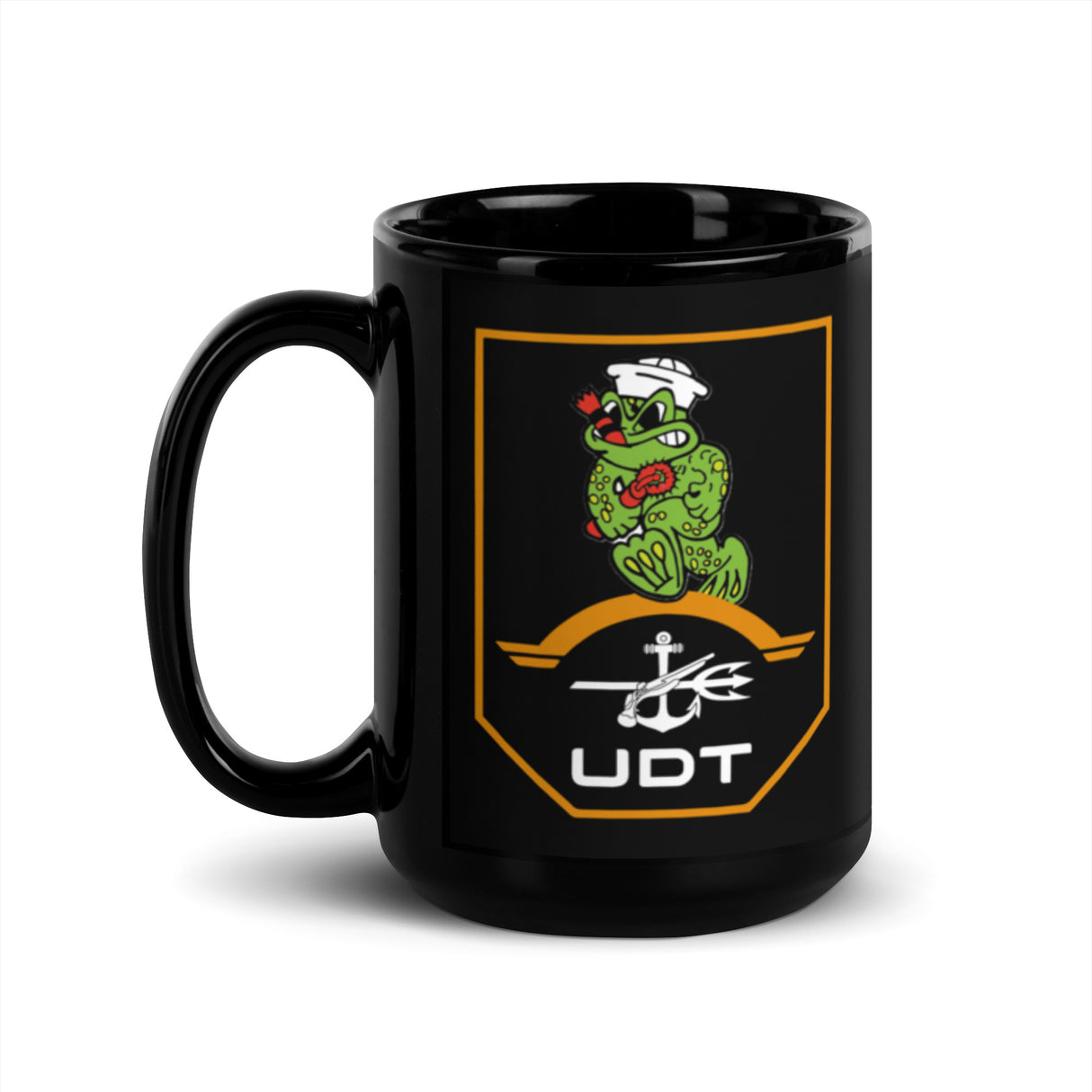 UDT Black Glossy Mug