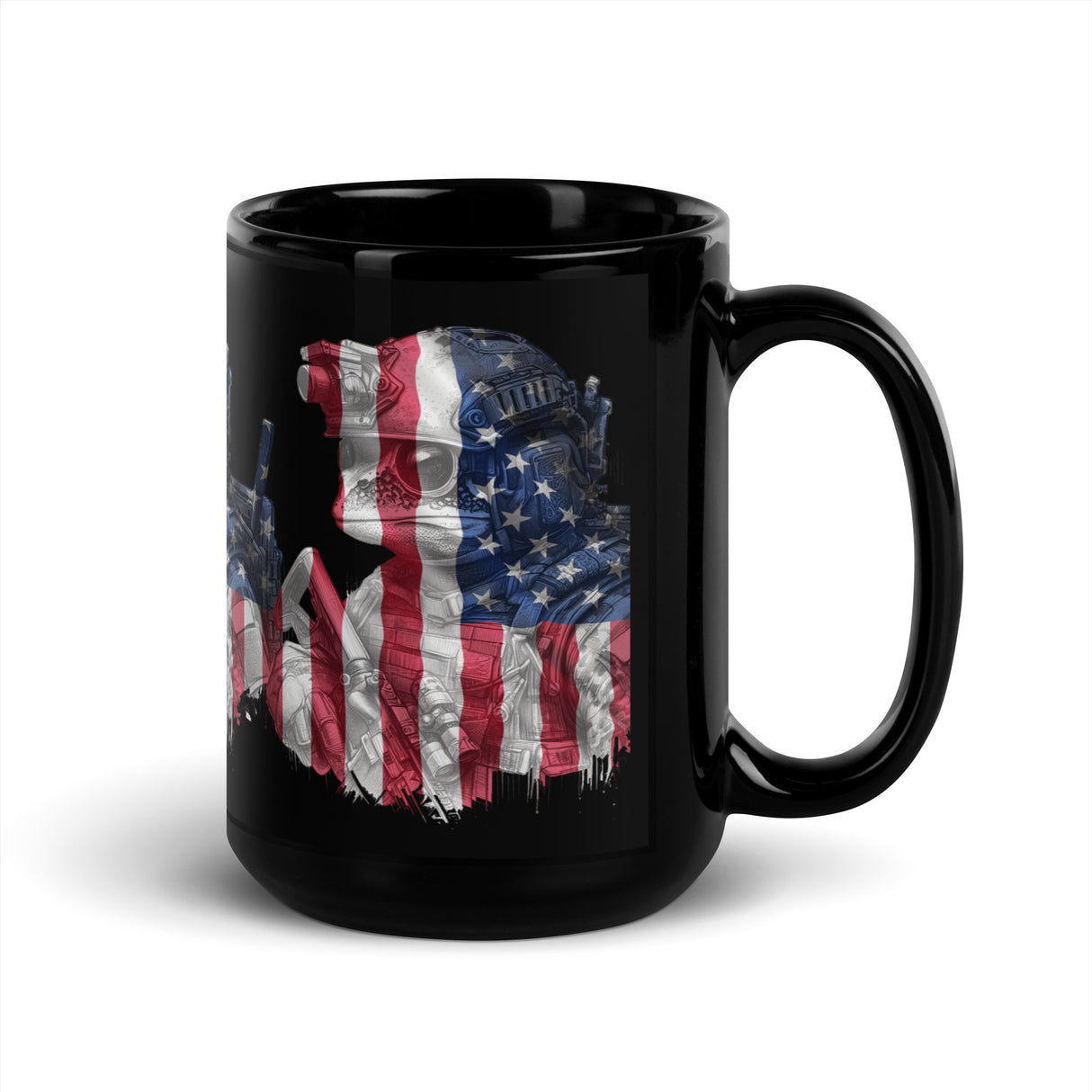 Patriot SEAL Black Glossy Mug