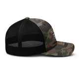 Vigilent Frog Embroidered Camouflage trucker hat