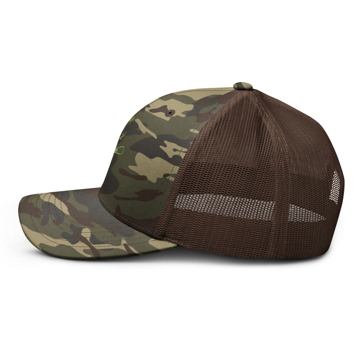 Bone Frog Camouflage trucker hat