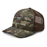 Frogman Down Memorial Camouflage trucker hat