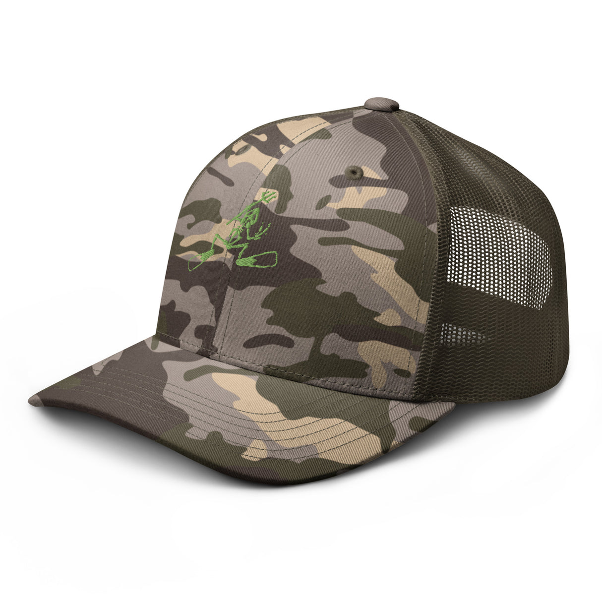 Bone Frog Camouflage trucker hat