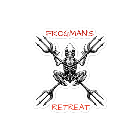 Frogman's Retreat Sticker