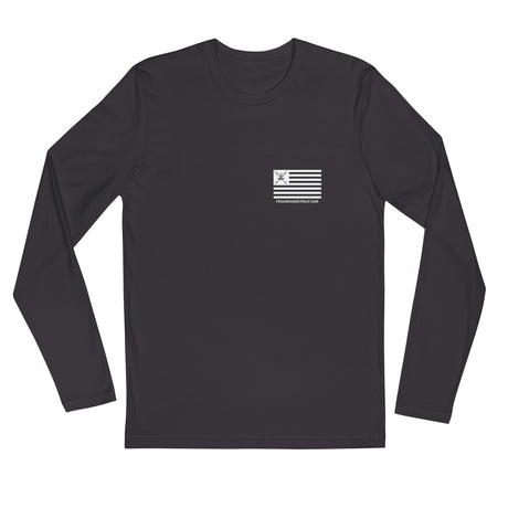 Another Day...Another Dollar - Long Sleeve Fitted Crew