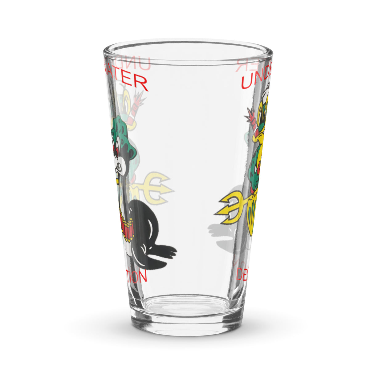 Underwater Demolition Teams (UDT) Shaker pint glass