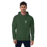 Winter Warfare Frog Unisex eco raglan hoodie