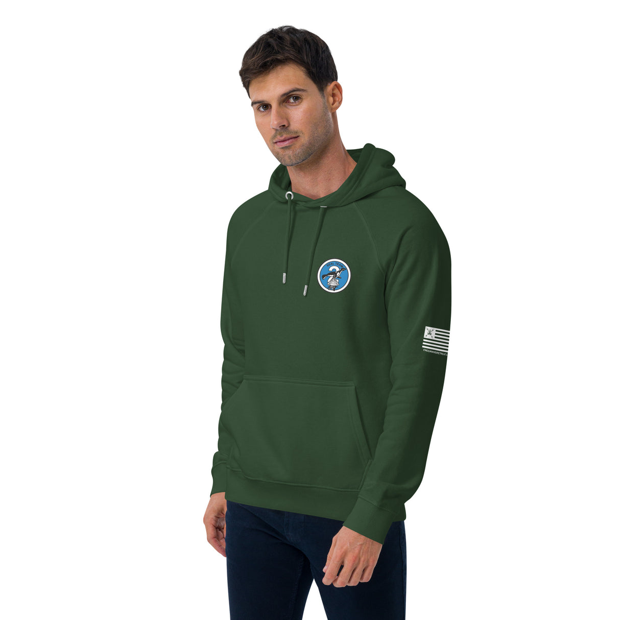 SEAL Team TWO Unisex eco raglan hoodie