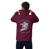 Winter Warfare Frog Unisex eco raglan hoodie