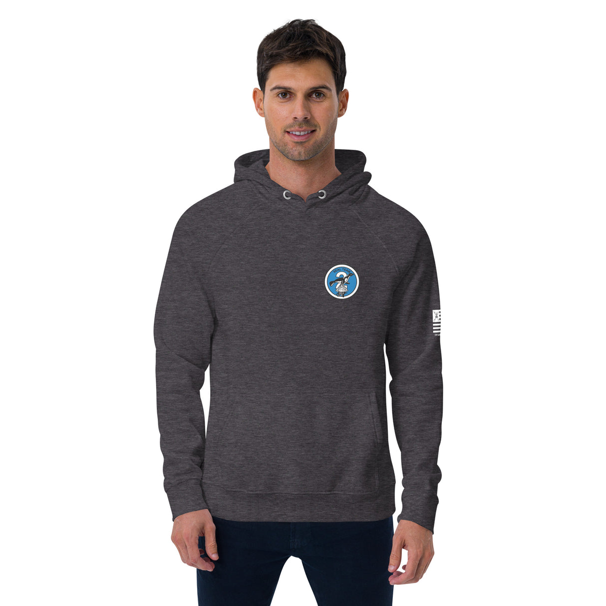 SEAL Team TWO Unisex eco raglan hoodie