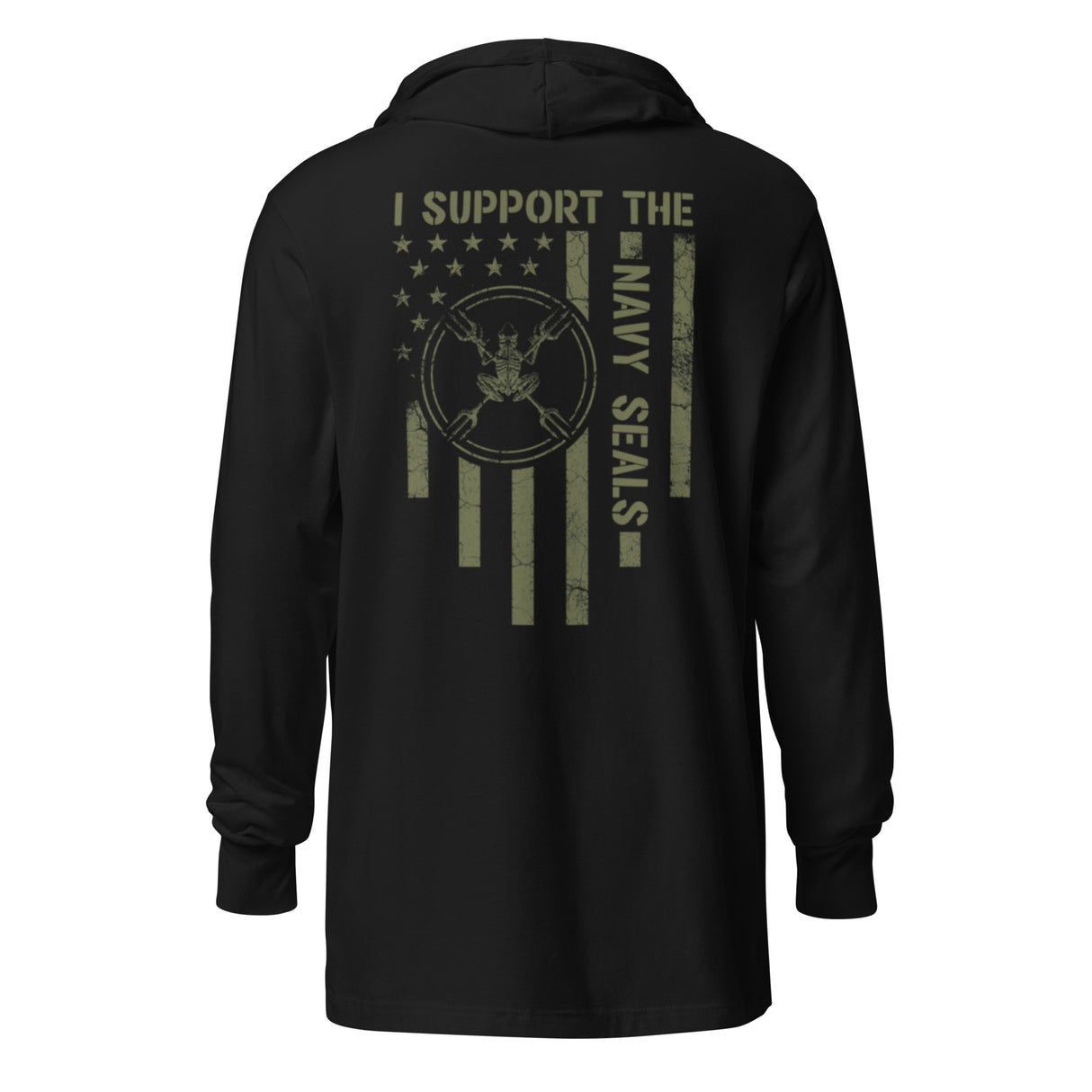 Patriotic Supporter Lightweight Hooded long-sleeve tee