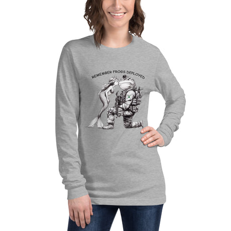 Remember Frogs Deployed - Unisex Long Sleeve Tee