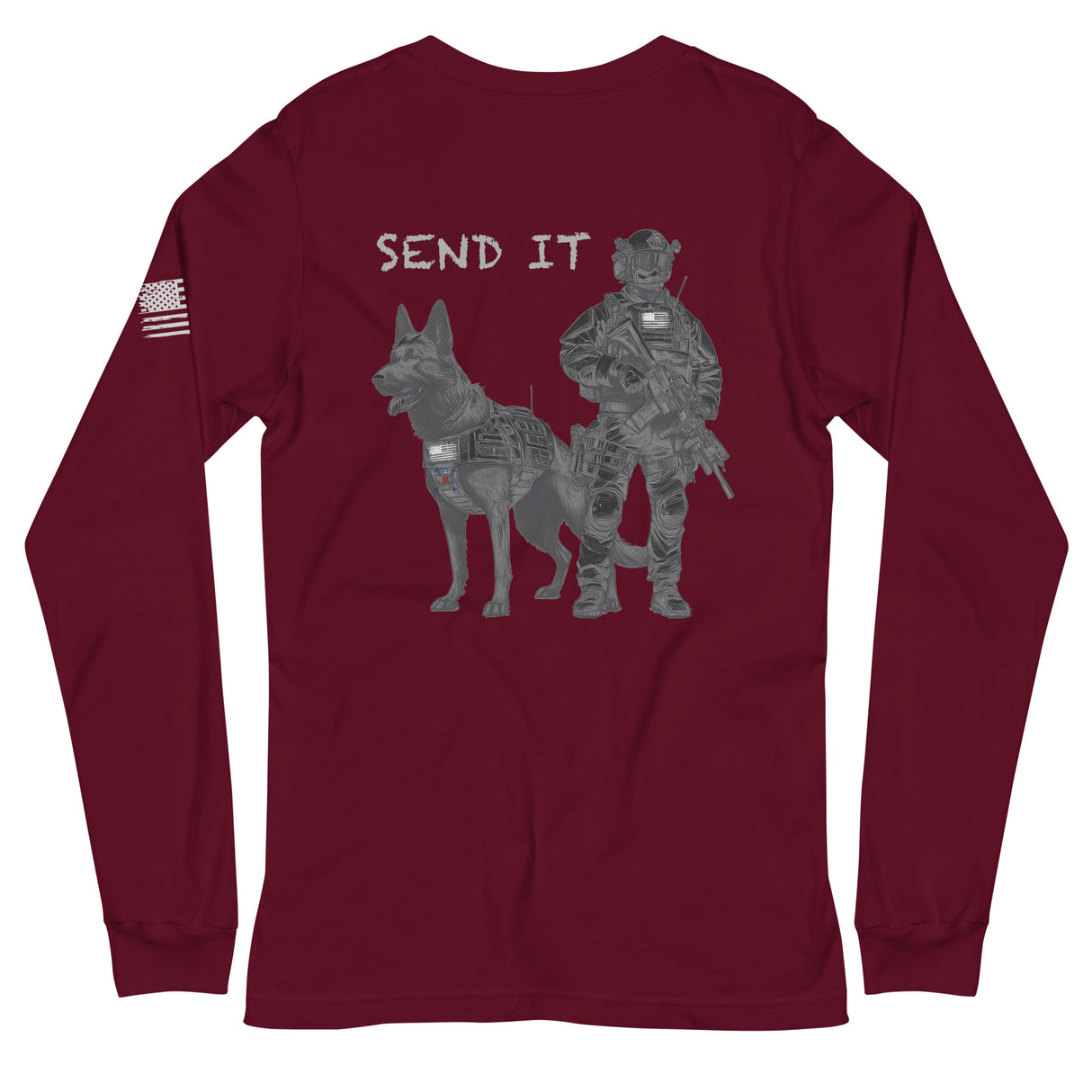 Canine Service to the USA - Unisex Long Sleeve Tee