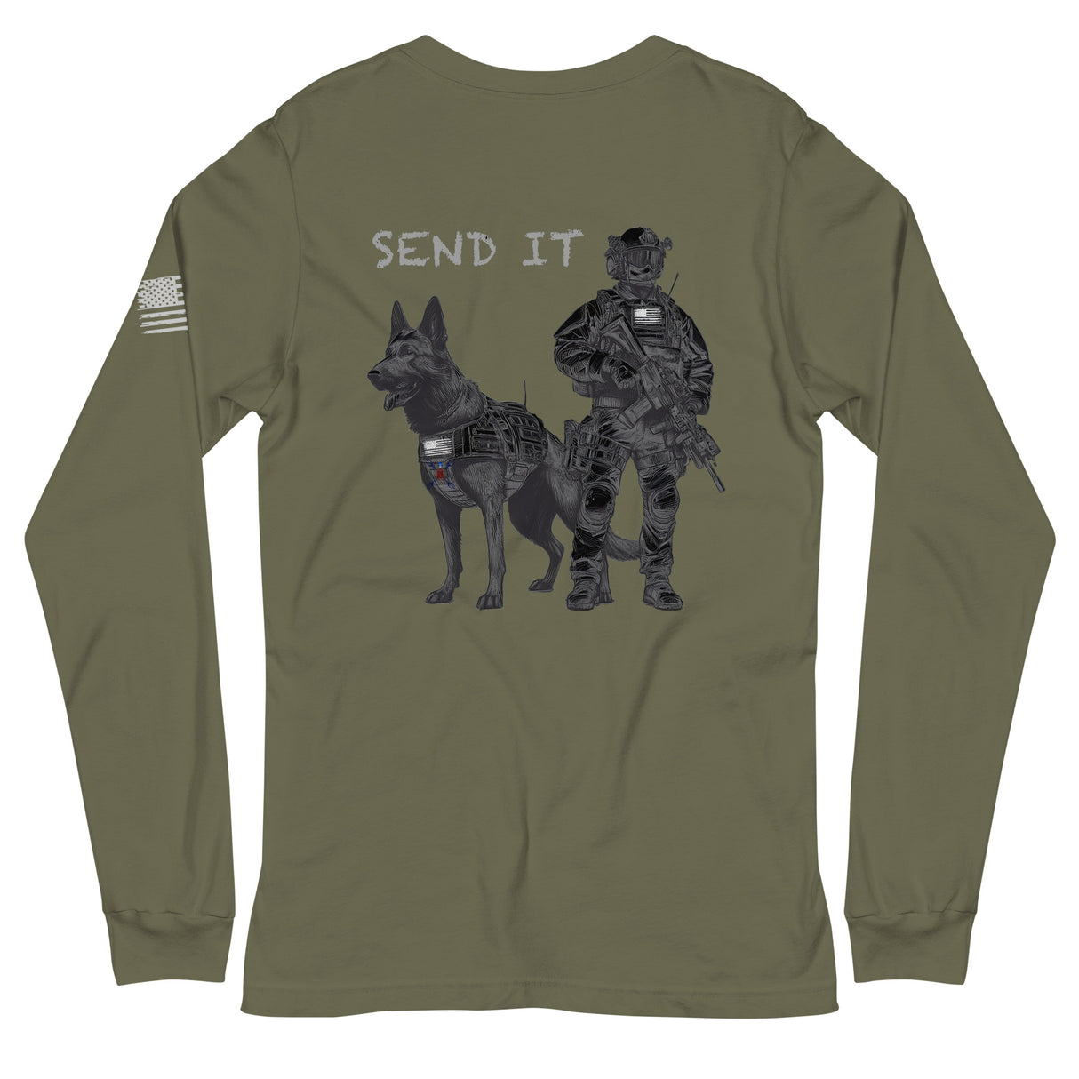 Canine Service to the USA - Unisex Long Sleeve Tee