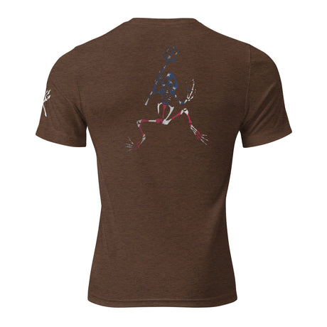 Patriotic Bone Frog with Feet Short sleeve t-shirt