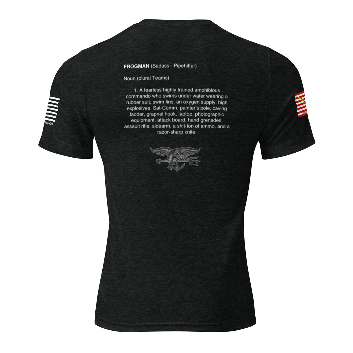 Frogmans definition designed by (Oscar S - USN/SEAL/RET) t-shirt