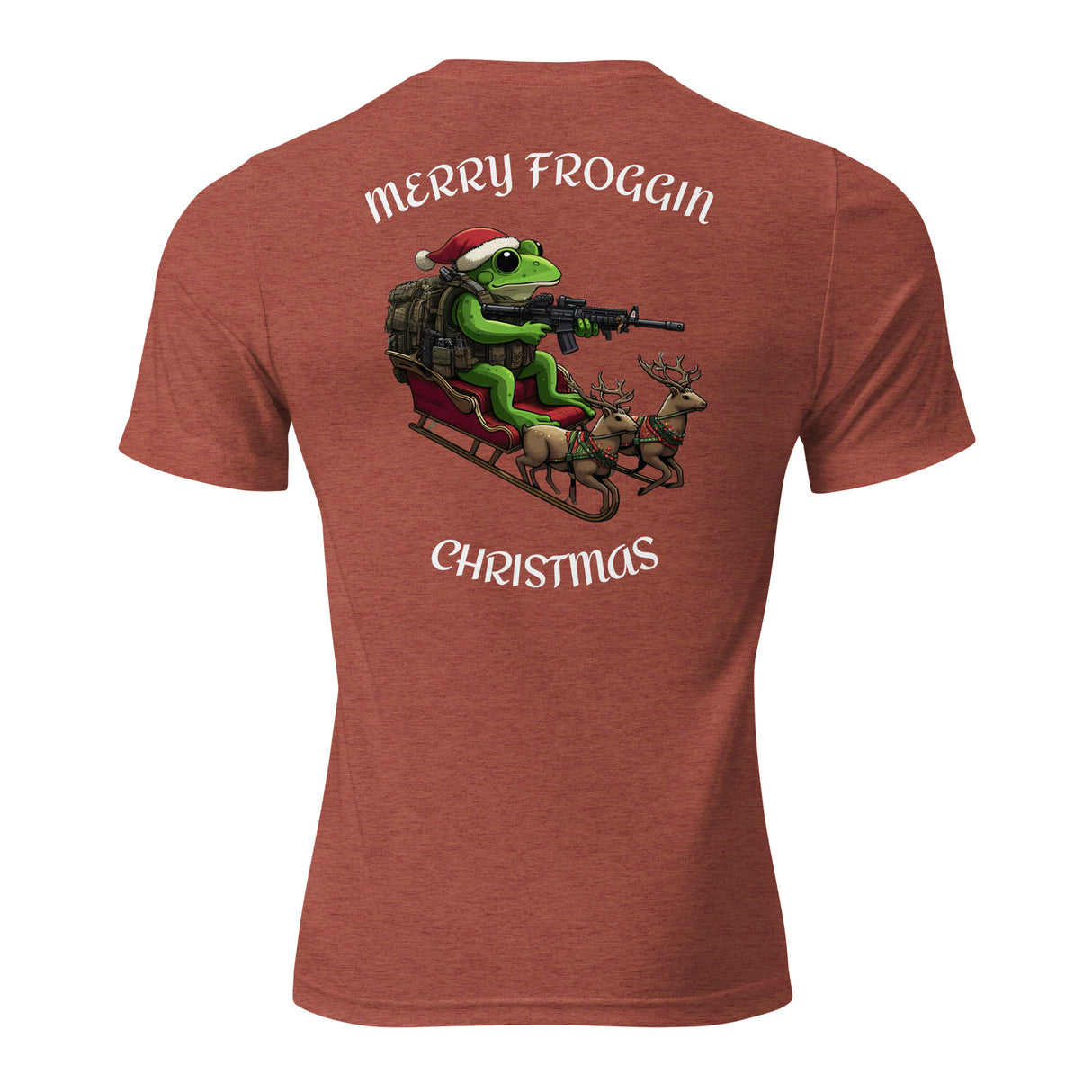 Christmas Frog Short sleeve t-shirt