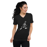 Women Short Sleeve V-Neck T-Shirt