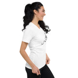 Women Bonefrog Short Sleeve V-Neck T-Shirt