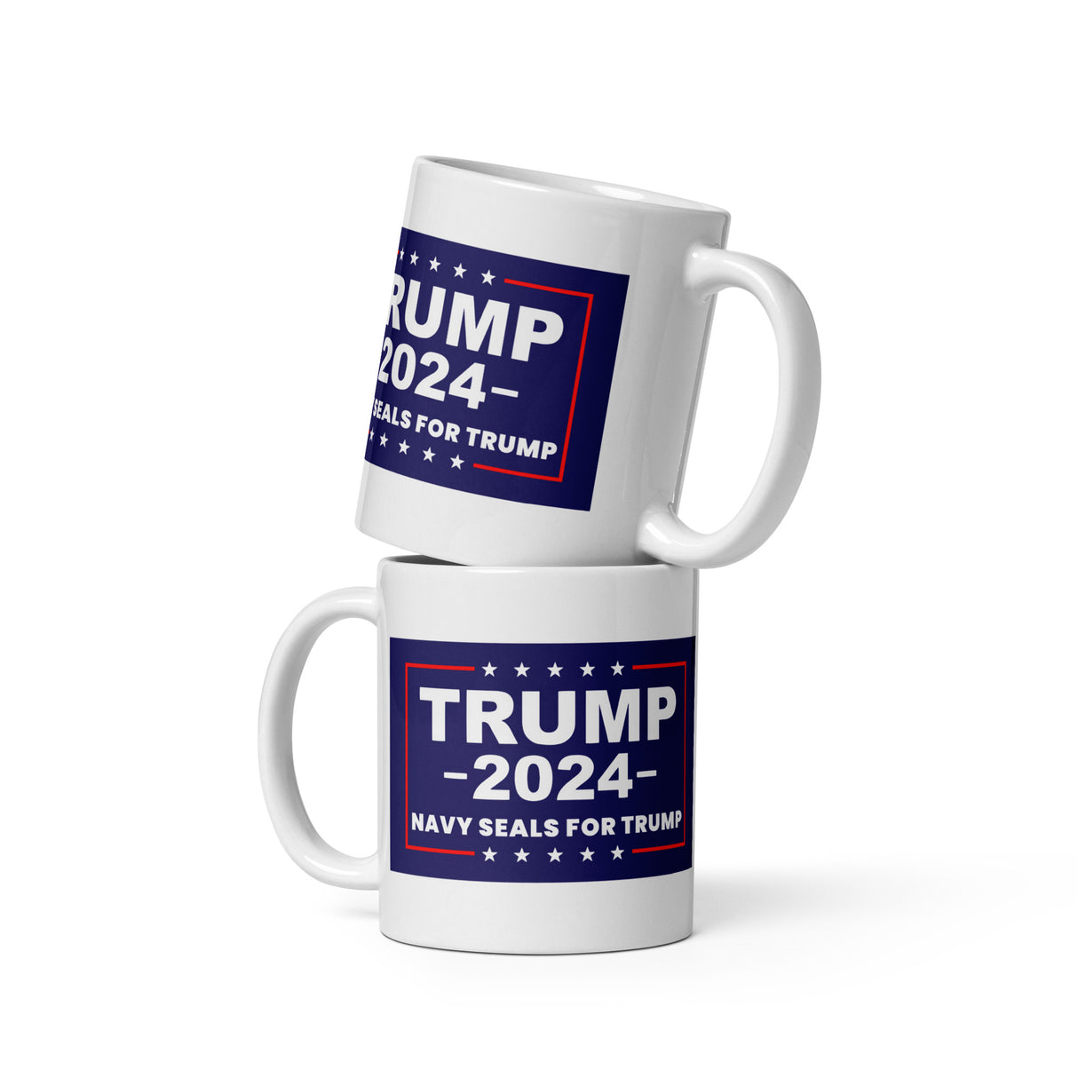 Navy SEALs for TRUMP White glossy mug