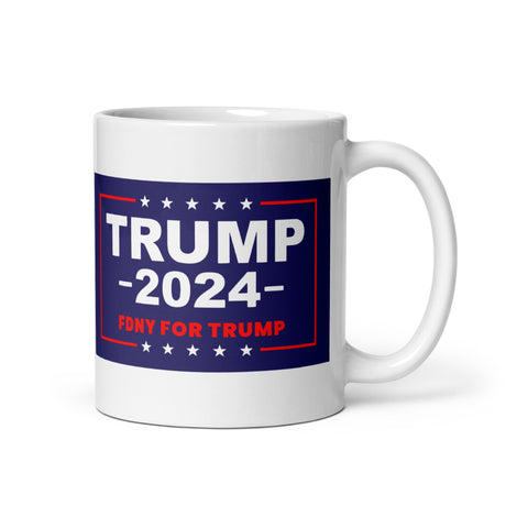 FDNY TRUMP White glossy mug