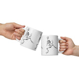 Bonefrog White glossy mug