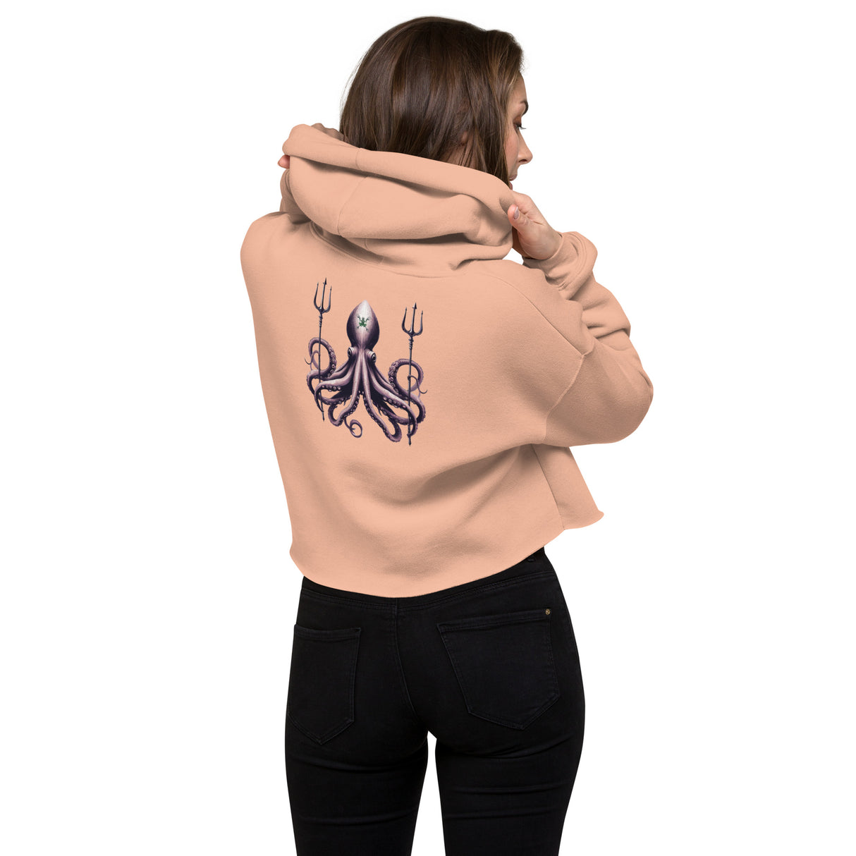 Octopus Crop Hoodie