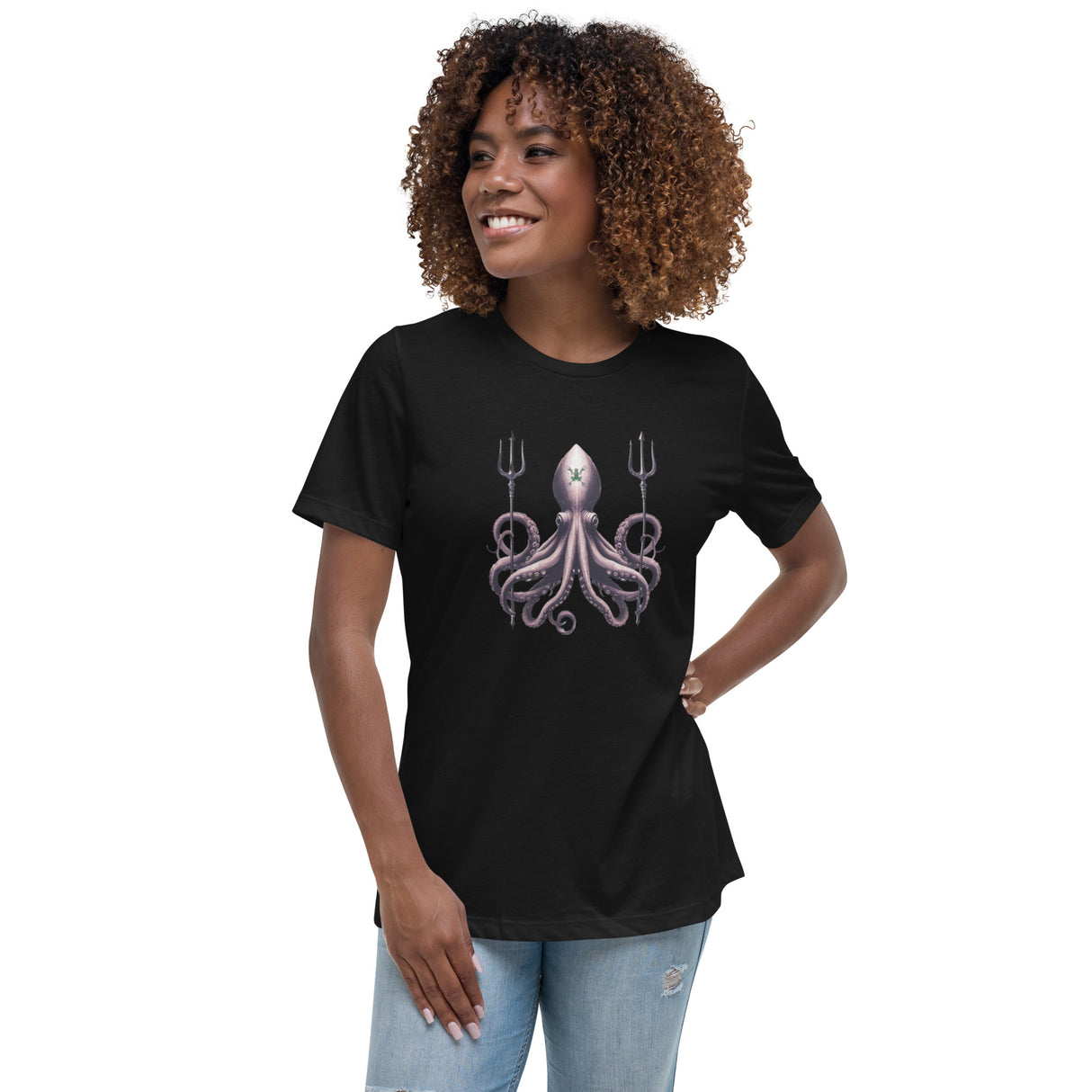 Women Octopus Ops with Frogman Logo T-shirt