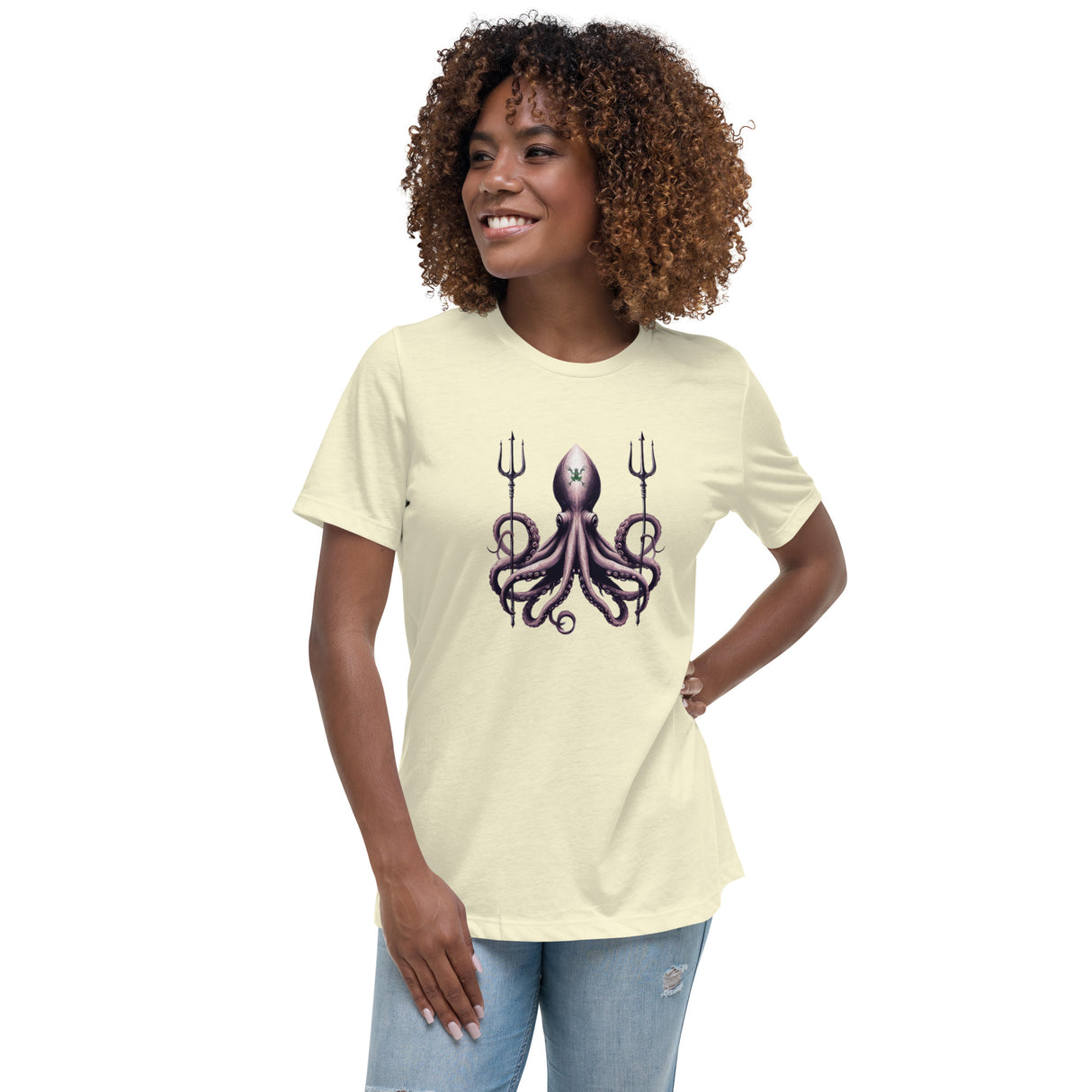 Women Octopus Ops with Frogman Logo T-shirt