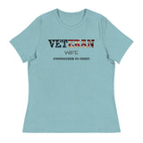 Women Veteran Wives T-shirt - 100% Cotton & Polyester