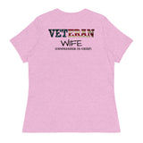 Women Veteran Wives T-shirt - 100% Cotton & Polyester