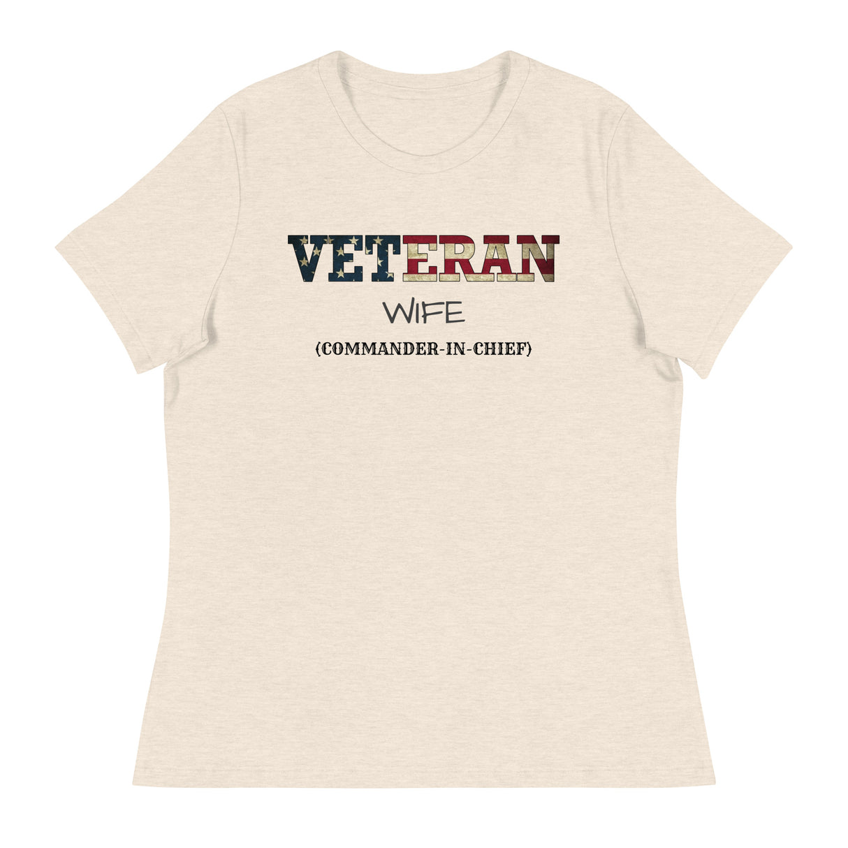 Women Veteran Wives T-shirt - 100% Cotton & Polyester