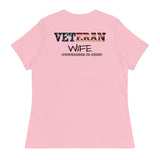 Women Veteran Wives T-shirt - 100% Cotton & Polyester