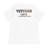 Women Veteran Wives T-shirt - 100% Cotton & Polyester