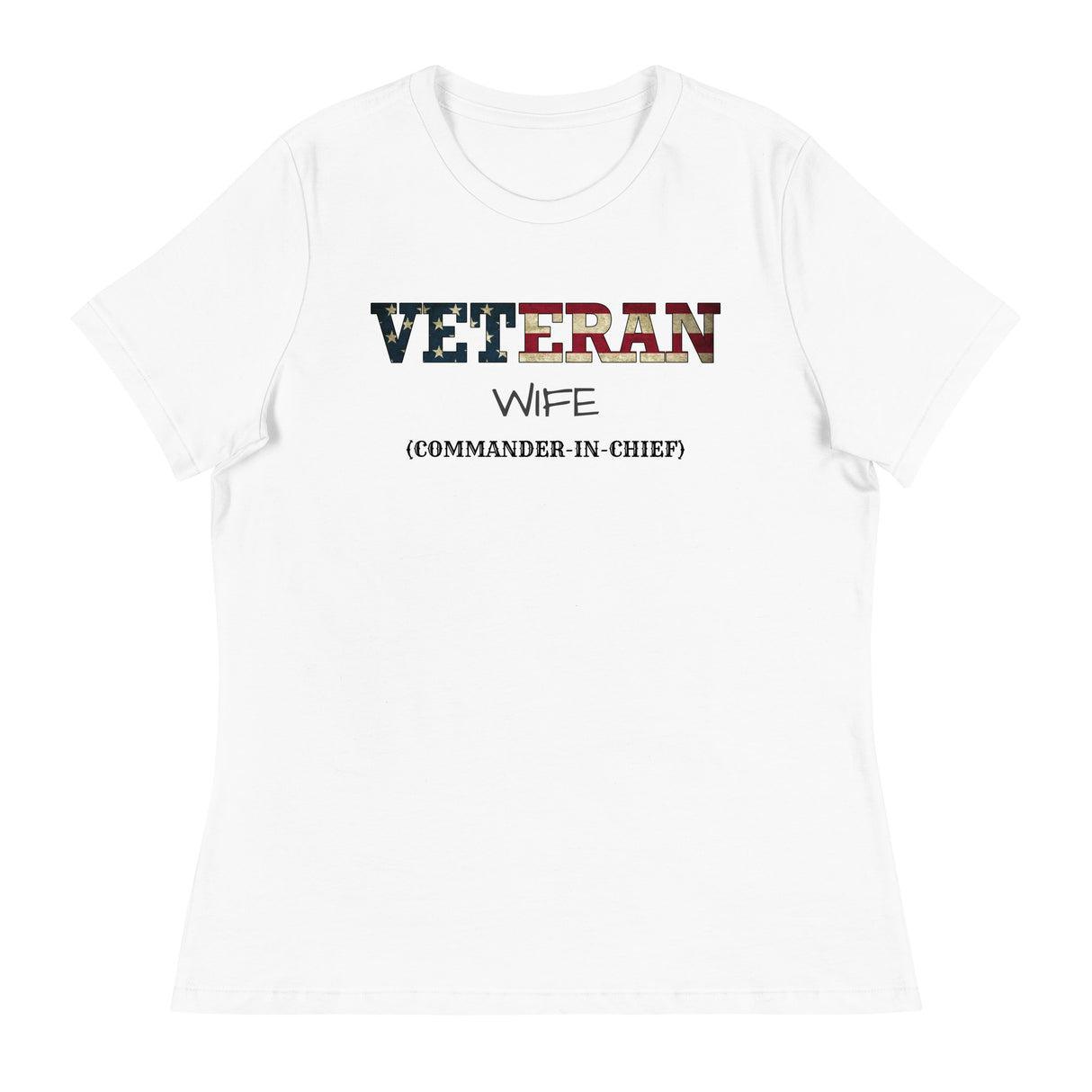 Women Veteran Wives T-shirt - 100% Cotton & Polyester