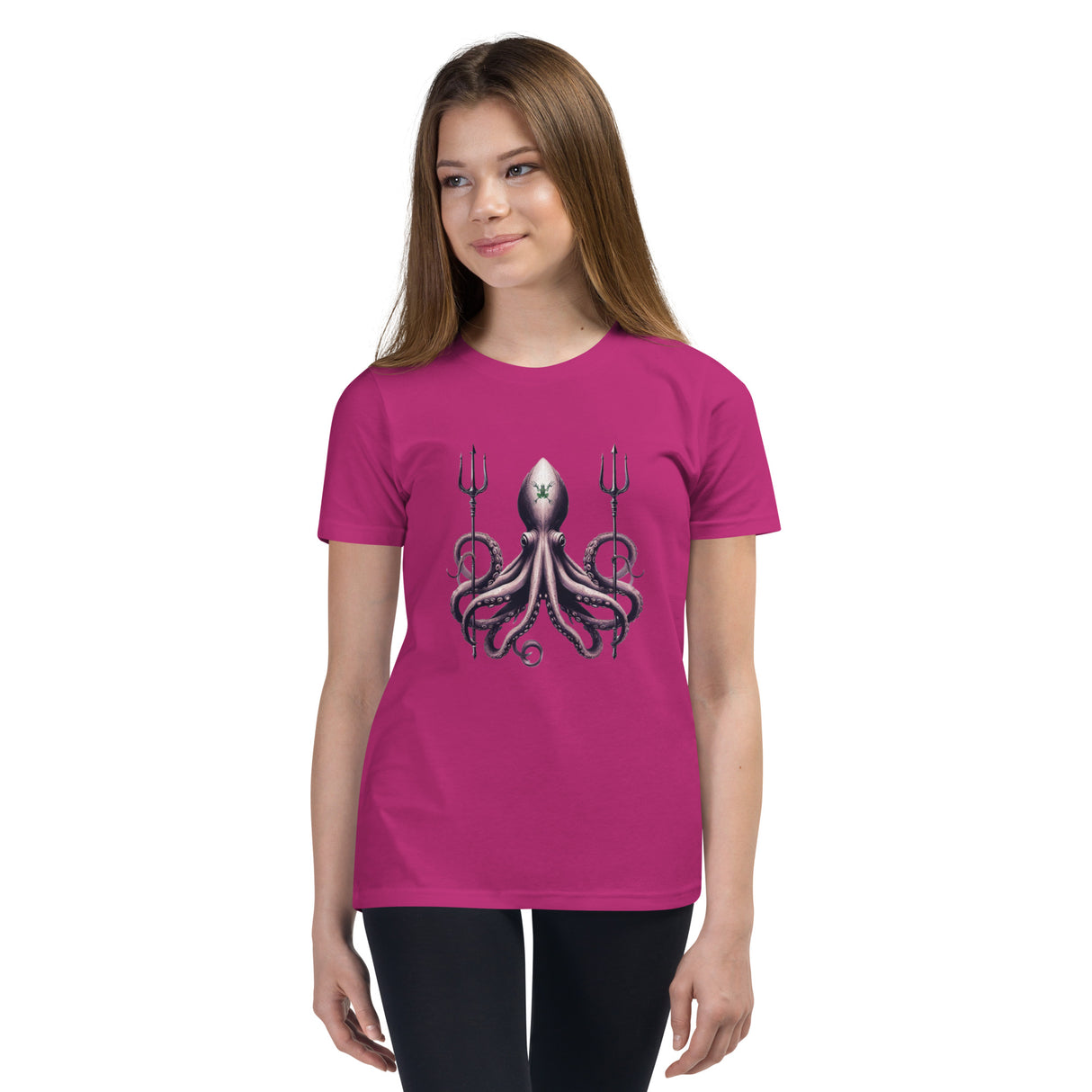 Octopus Youth/Kids Short Sleeve T-Shirt