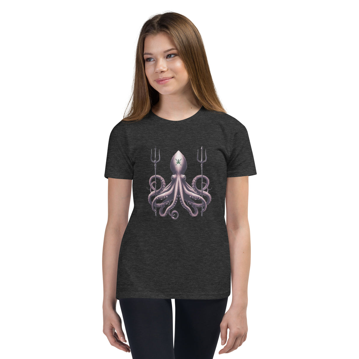 Octopus Youth/Kids Short Sleeve T-Shirt